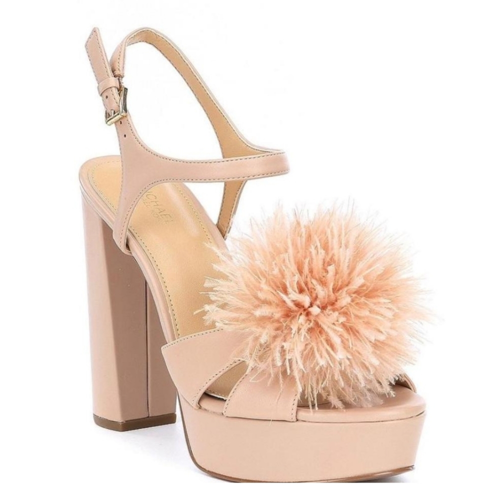 Michaels Kors Fara heels feather sandals